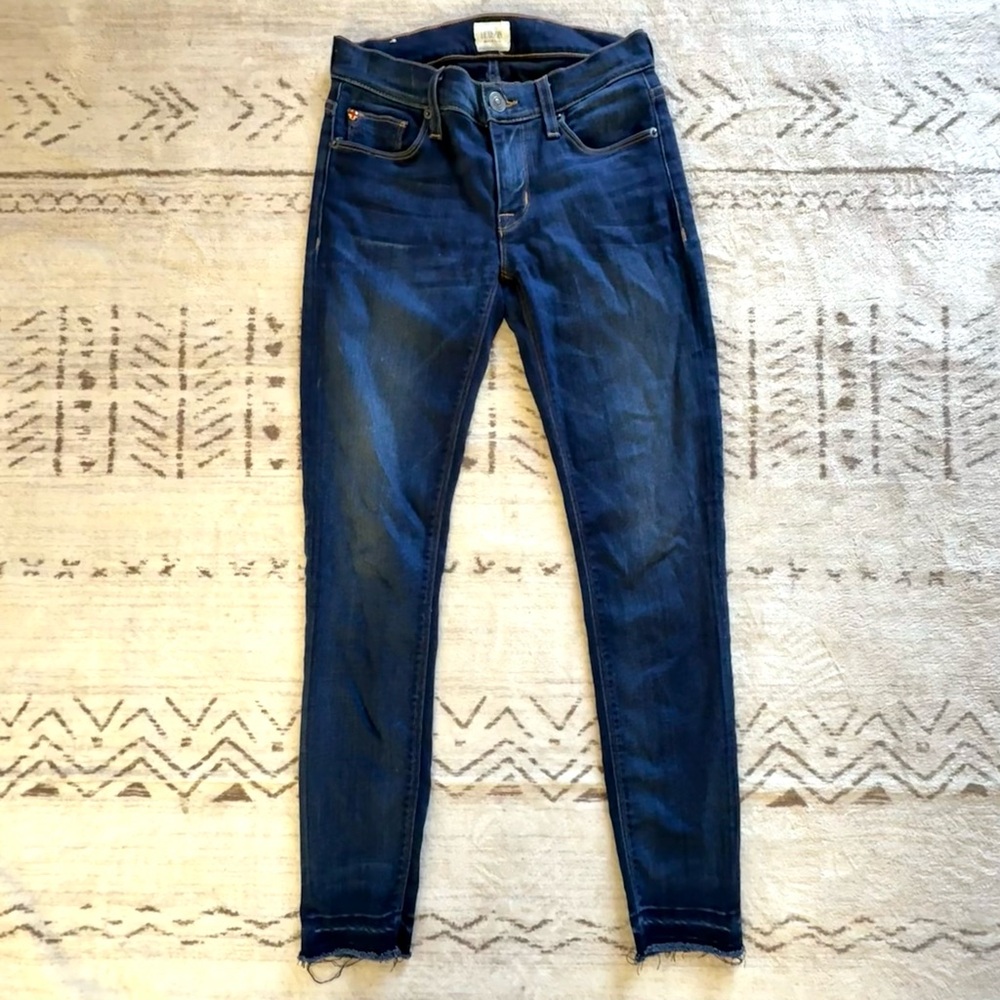 Hudson Crop Krista Jeans. Women, dark blue. Size: 26